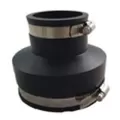 1-1/2" Cast Iron x PVC Black PVC Flexible Coupling | NHPCP015CIP
