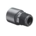 Sch. 80 Gray PVC Adapter 3/4" MIPT x Socket Standard | 836-007R