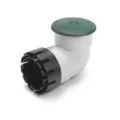4" Hub Plastic Green Drainage Pop-Up Valve | RBDDPUV4EHUB