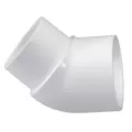 3" 45 Street Elbow PVC Sch. 40 Spigot X Slip | 423-030