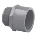 Sch. 80 Gray PVC Reducing Adapter 3/4" x 1" MIPT x Slip | 836102