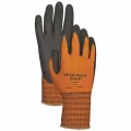 Gloves, Extra Large Nitrile Orange Extra Tough Palm-Dipped
