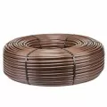 Hunter HDL Dripline, 250' 0.6 gph 18" Space Dark Brown w/ Gray Stripe Pressure Compensating | HDL0618250CV