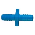 1/2" Barb x Double Helix Blue Acetal Coupling | LSC3201004
