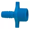 1/2" MIPT x Double Helix Blue Acetal Male Adapter | LSC3400005