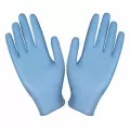Industrial Gloves, Medium Nitrile Blue
