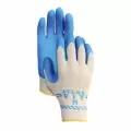 T Christy Enterprises Flex Gloves, Latex Blue Cotton String Knit | 9680.XL