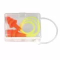 Ear Plug, 25 dB Orange ERB03C Series Reusable with Cord and Vial