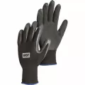 Work Gloves, XX-Large Utilis Latex/Nylon Heavy-Duty Black