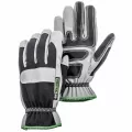 Work Gloves, Large Anton Synthetic Suede Black/Gray