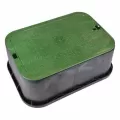 NDS Valve Box Extension, 14" x 19" x 6" Black Box Irrigation Control Valve | 115