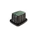 10" Round Black Irrigation Control Valve VB Valve Box Lid Only Valve Box Lid Only | RBBVB10RNDBKL