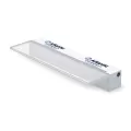 1-1/2" FIPT 24" x 8" x 3-1/2" 2000 gph Crystal White Colorfall | AWGCF24W