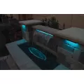 1-1/2" FIPT 36" x 8" x 3-1/2" 3600 gph Color Changing Colorfall | AWGCFCC36
