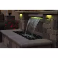 1-1/2" FIPT 36" x 8" x 3-1/2" 3600 gph Color Changing Colorfall | AWGCFCC36
