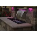 1-1/2" FIPT 36" x 8" x 3-1/2" 3600 gph Color Changing Colorfall | AWGCFCC36