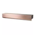 1-1/2" FIPT 24" x 5-1/4" x 3-1/2" 750 to 1500 gph Smooth Surfaces 1500 to 3000 gph Rough Surfaces Copper 316 Stainless Steel Waterwall Spillway | AWGCWS24316