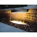 1-1/2" FIPT 36" x 8-1/2" x 4" 3600 gph Brushed Stainless 304 Stainless Steel Spillway | AWGSS36