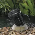 20 W Ceramic MR-16 Halogen Standard Black Injection Molded Glass-Reinforced Ryton Landscape 5217 Series with Grate Underwater Light | VISUW5217B