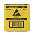 4" Black Natural Rubber Muni-Ball Plug | CHR262048