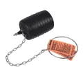 4" Black Natural Rubber Plumbing Test-Ball Plug | CHR270040