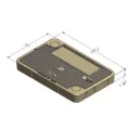 15-1/2" L x 10-1/16" W x 1-3/4" H Rectangular Concrete Gray Street Lighting Light Duty For N09 Valve Boxes Flush Valve Box Lid | CRS1020080