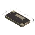 20-3/4" L x 10-5/8" W x 2" H Rectangular Concrete Gray Electric Light Duty For N16 Valve Boxes Flush Valve Box Lid | CRS1020510