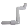 1.25" Spigot x Acme Standard Side Inlet Single-Top Outlet Light Gray Swing Joint | RBG125SPGACME