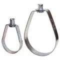 2" Pre-Galvanized Zinc Carbon Steel 69 Series Adjustable Swivel Loop Hanger | ANV500301759