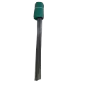 4" x 5" x 21" Vinyl Green 100/Bundle Wire Staff Marking Flag | FLG4X5GREEN