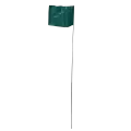 4" x 5" x 21" Vinyl Green 100/Bundle Wire Staff Marking Flag | FLG4X5GREEN