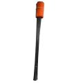 4" x 5" x 21" Vinyl Orange 100/Bundle Wire Staff Marking Flag | FLG4X5ORANGE