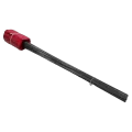 4" x 5" x 21" Vinyl Red 100/Bundle Wire Staff Marking Flag | FLG4X5RED