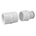 1-1/4" Female Acme x Male Acme White PVC Acme Riser Kit | LSCG590003