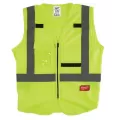 Large/Extra Large Polyester Yellow High Visibility Type R Class 2 Safety Vest | MKE48735022
