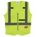 XX-Large/XXX-Large Polyester Yellow High Visibility Type R Class 2 Safety Vest | MKE48735023