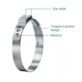 3/8" Stainless Steel 0.425 to 0.524" Clamping PEX 7 mm W Ear Clamp | OTK16703334