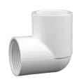 1-1/2" Acme x Socket White PVC 90 Degrees Swing Joint Outlet | LSC507015