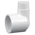 1-1/4" x 1" Acme x Reducing MIPT White PVC Swing Joint Outlet | LSCG202168