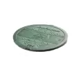 7" Round Green Irrigation Control Valve VB Round Valve Box Lid | RBBVB7RNDGL