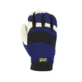 2152T Series Pigskin Leather Blue/Beige Bald Eagle A-Grade Mechanics Gloves | YLS2152T