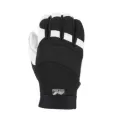 2153T Series Goatskin Leather Black/White Eagle A-Grade Mechanics Gloves | YLS2153T