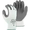 Medium Cotton/Polyester Gray Therma Fit Series Gloves | YLS301TFMED