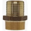 1" x 1-1/4" MPT x Insert Lead-Free Bronze Adapter | INZMA132LF