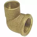 3/4" x 1" Solder Cup x FNPT Bronze 90 Degrees 707-3 Series Elbow | SFB90CF102