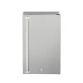 21" 4.5 cu-ft 304 Stainless Steel Black Deluxe Compact Refrigerator | SUMSSRFR21D