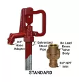 3/4" NPT x Hose Thread 56-1/2" C-1000 Series High Capacity Frost-Proof Yard Hydrant | MRHC7502