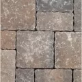 5" x 5" Small Square Sterling Gray Strassen Bavaria Stone Paver | BOR4BQ05