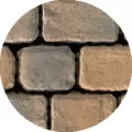 Techo-Bloc Paver, 2-3/8" Beve LED Textured 4-Pc Villagio | 000157
