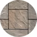 Techo-Bloc Blu 60mm Slate Patio Slab, Sandlewood, 3-Piece | 000500